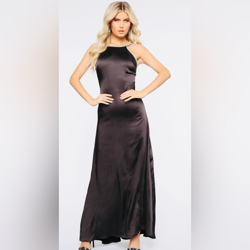 Fashion Nova ballroom maxi dress size small